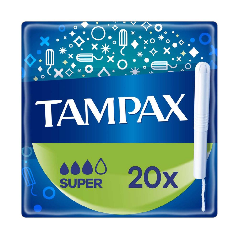 Tampax Super Tampons With Applicator 20X