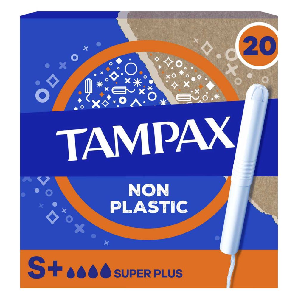 Tampax Super Plus Tampons With Applicator 20X