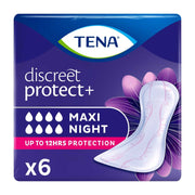 TENA Lady Maxi Night Incontinence Pads - 6 pack
