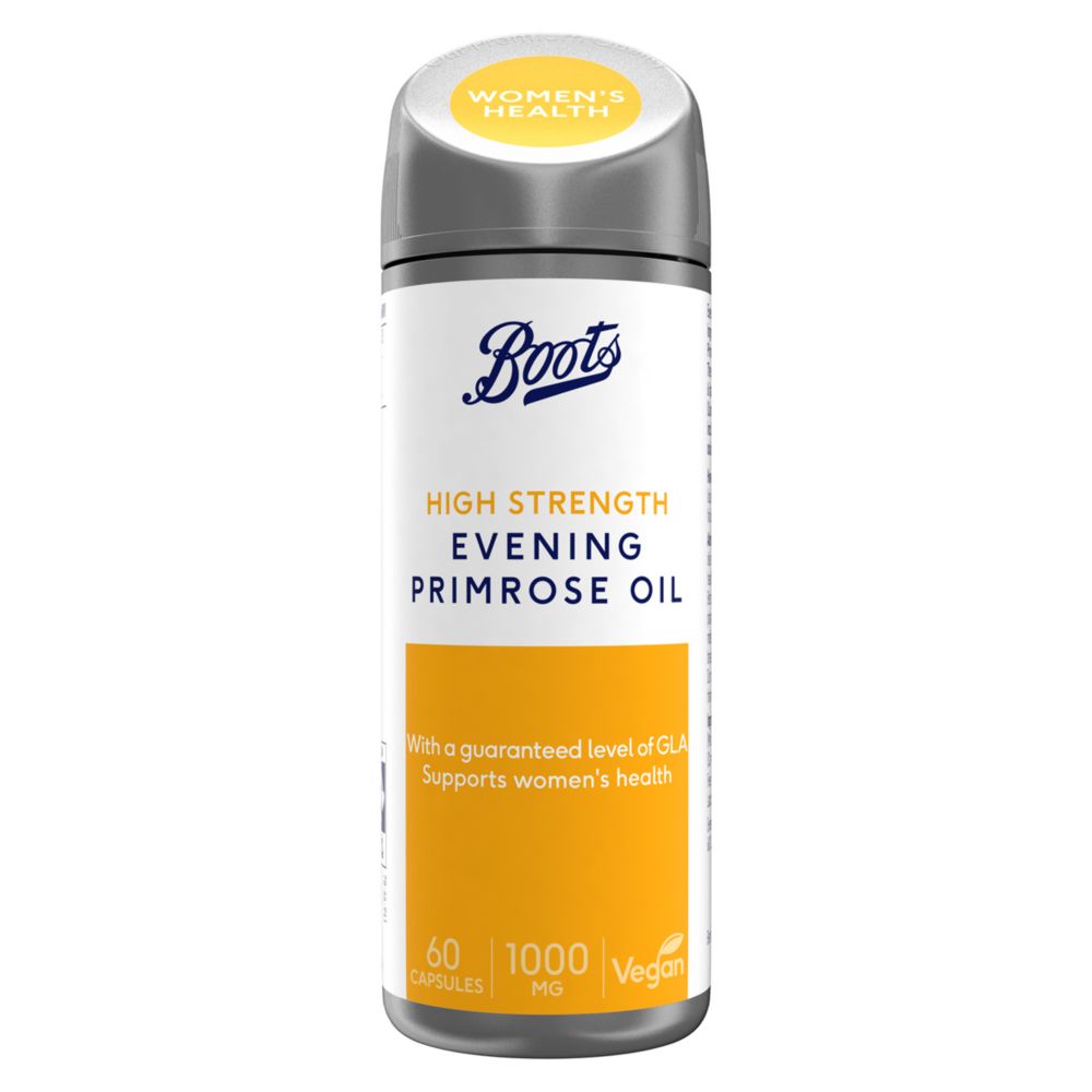 Boots Evening Primrose Oil 1000 mg 60 Capsules (2 month supply)