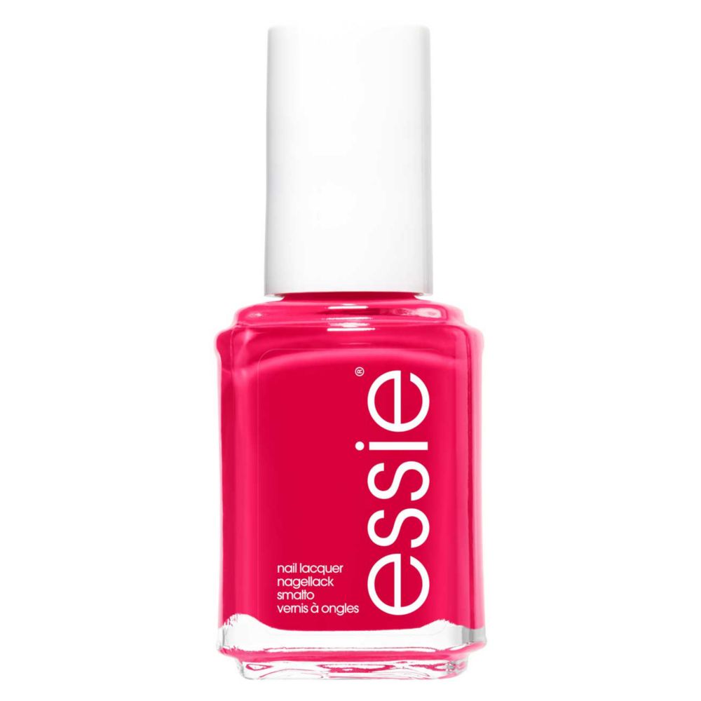 Essie Nail Polish 27 Watermelon Bright Pink Red Colour Original High Shine and High Coverage Nail Polish 13.5 ml