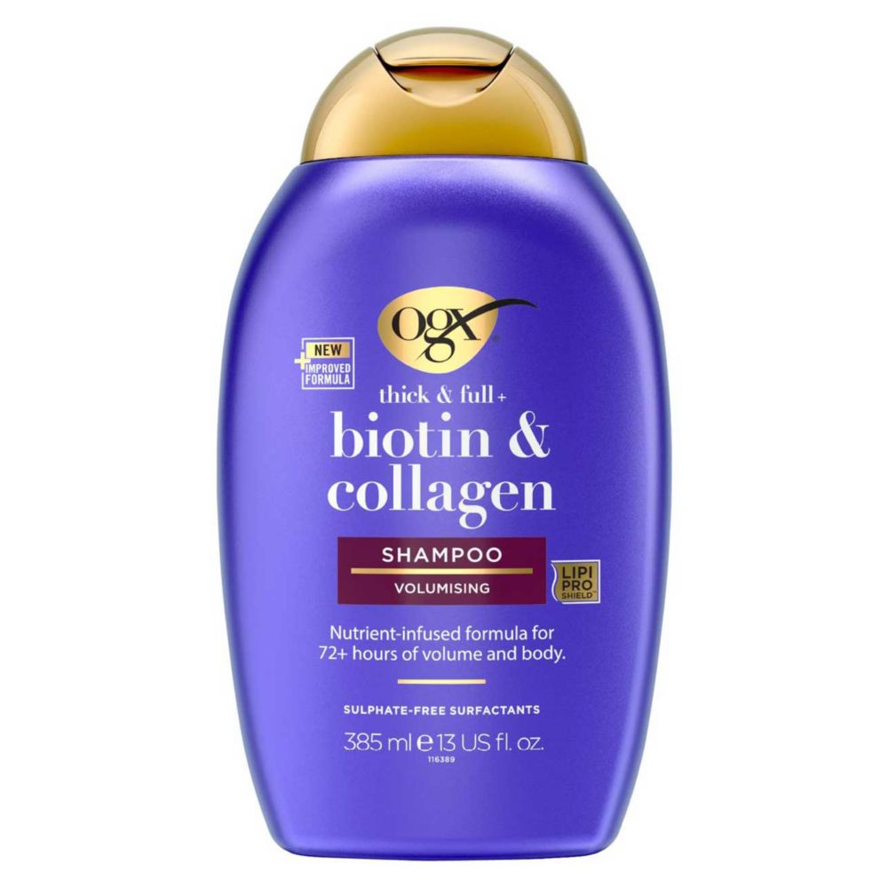OGX Thick & Full+ Biotin & Collagen pH Balanced Shampoo 385ml