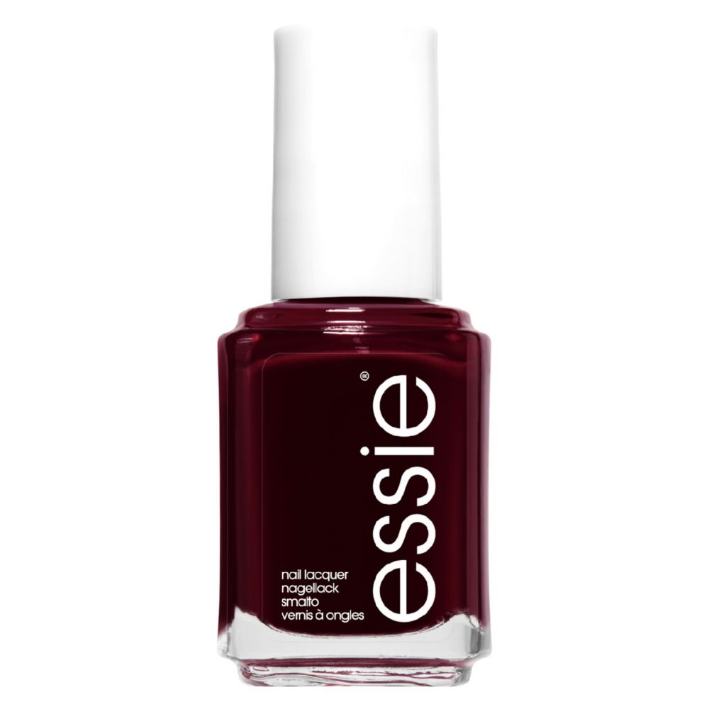 essie Nail Colour Shearling Darling Dark Burgundy Nail Polish