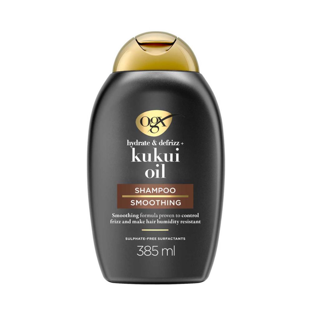 OGX Hydrate & Defrizz+ Kukui Oil pH Balanced Shampoo 385ml