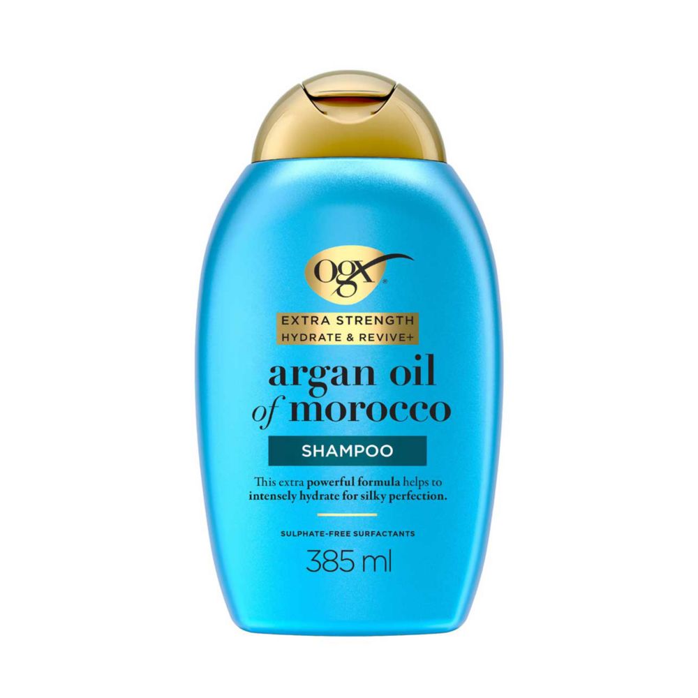 OGX Hydrate & Revive+ Argan Oil of Morocco Extra Strength pH Balanced Shampoo 385ml