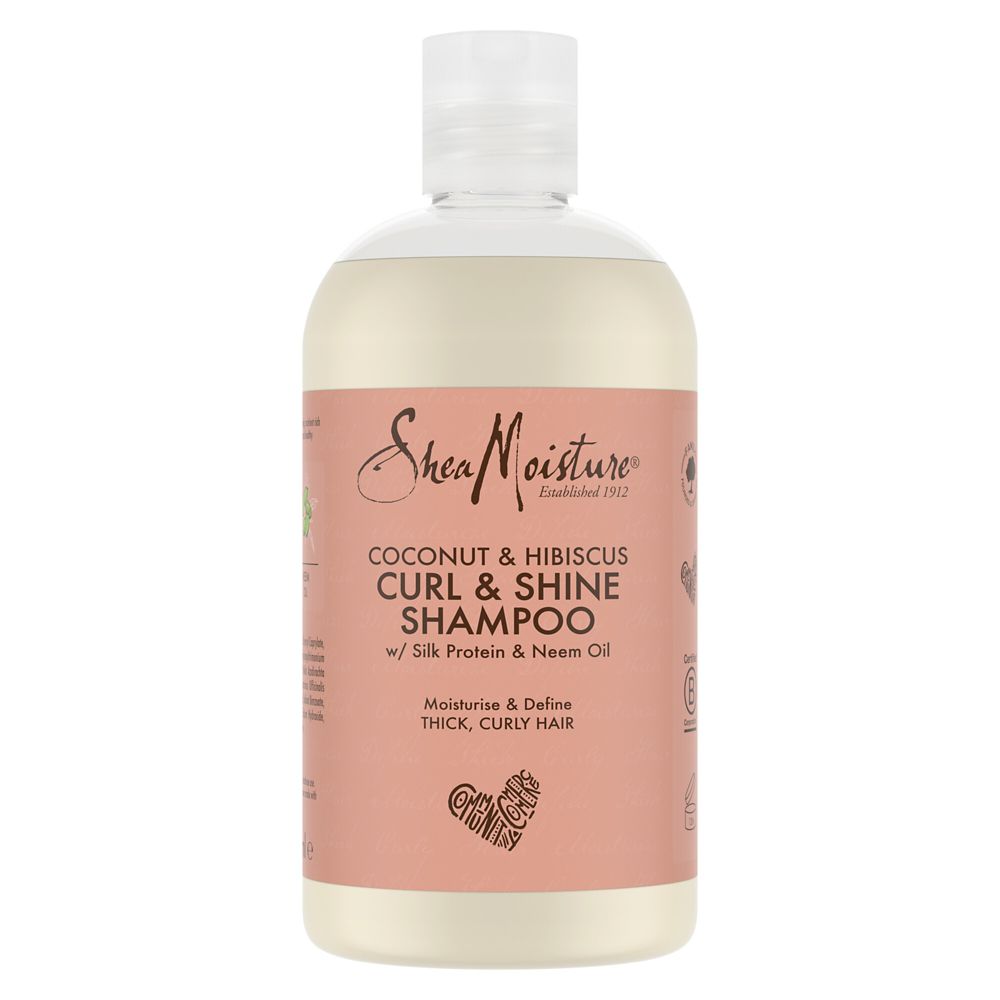 Sheamoisture Coconut & Hibiscus Curl & Shine Shampoo for Curly Hair 384 ML