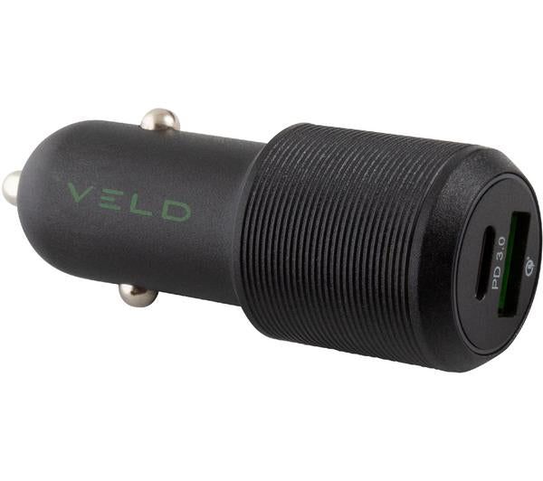 VELD VC48DG Super Fast 48 W 2-Port USB Car Charger