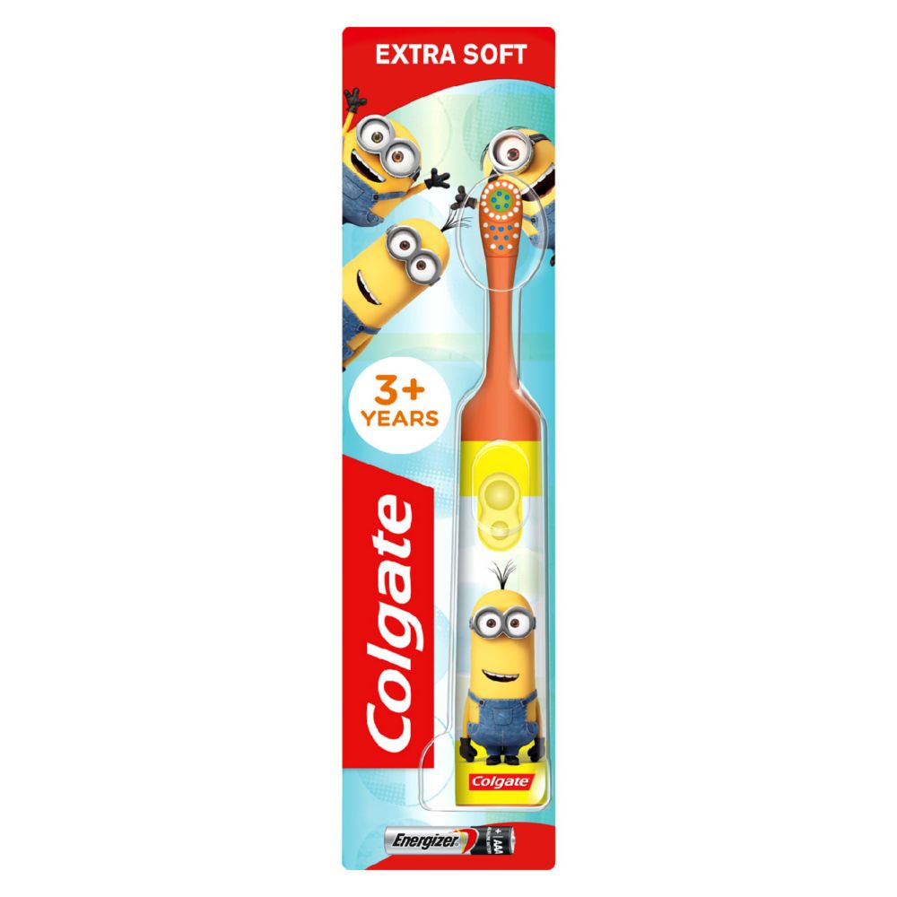 Colgate 360 Sonic Kids’ 3+ Years Minion Extra Soft Battery Powered Toothbrush