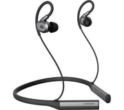AUSOUNDS AU-Flex Wireless Bluetooth Noise-Cancelling Earphones - Black & Silver
