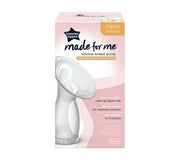 TOMMEE TIPPEE Made for Me Silicone Manual Breast Pump - Transparent