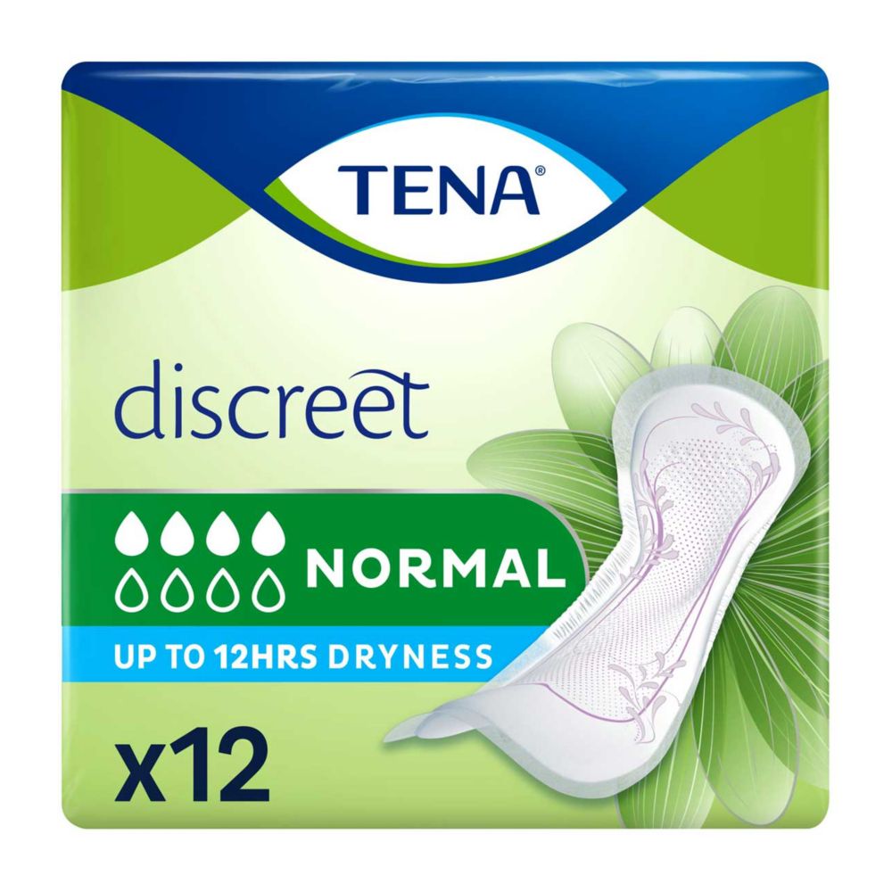 TENA Lady Normal Incontinence Pads - 12 pack