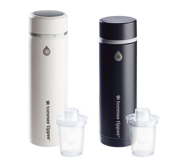 TOMMEE TIPPEE GoPrep Hot & Cold Flask Formula Maker Kit - Black & White