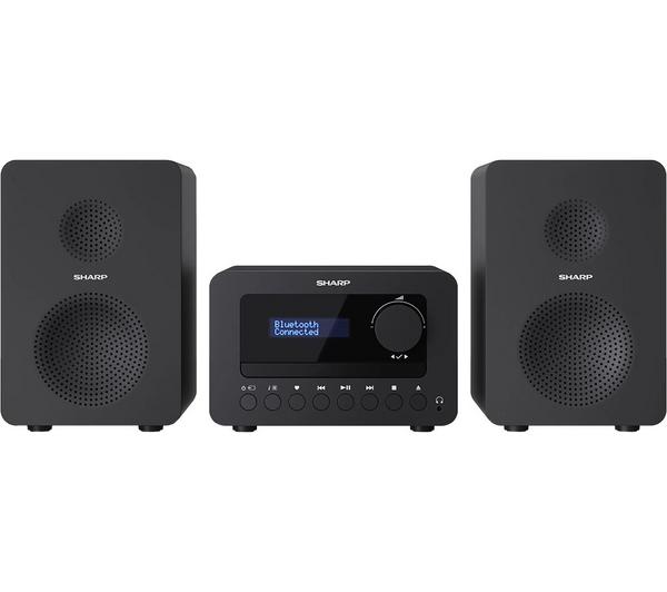 SHARP XL-B520D Tokyo Bluetooth Hi-Fi Micro System – Black