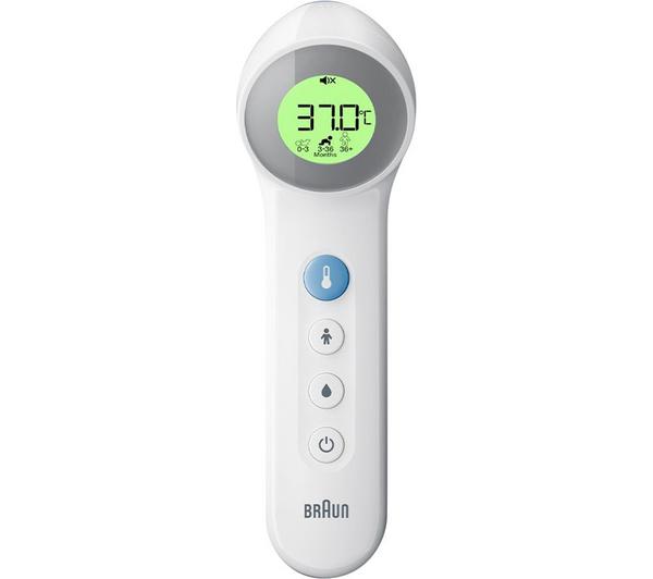 BRAUN BNT400EE Thermometer - White & Grey