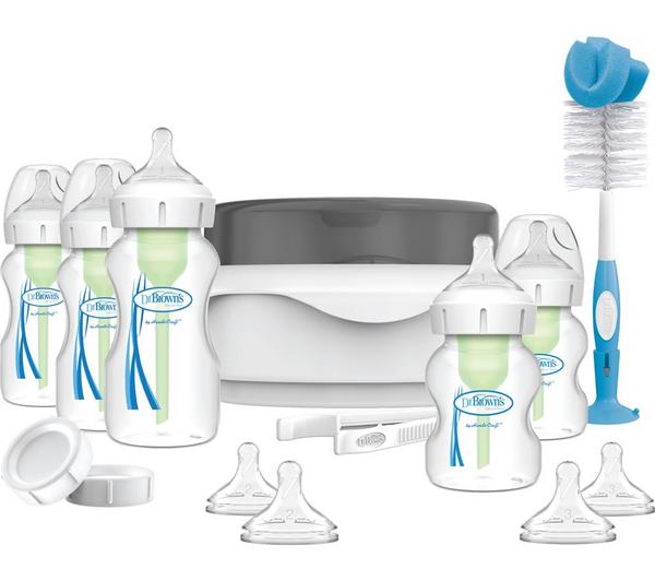 DR BROWN'S Natural Flow Options+ Anti-Colic Deluxe Newborn Gift Set