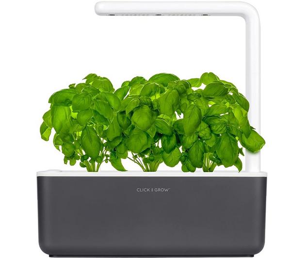 CLICK&GROW Smart Garden 3 Automatic Growing Pot - Dark Grey
