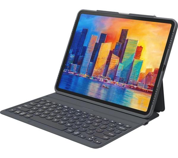 ZAGG Pro Keys 12.9" iPad Pro Keyboard Folio Case - Charcoal