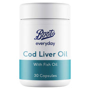 Boots Everyday Cod Liver Oil 500mg - 30 Capsules