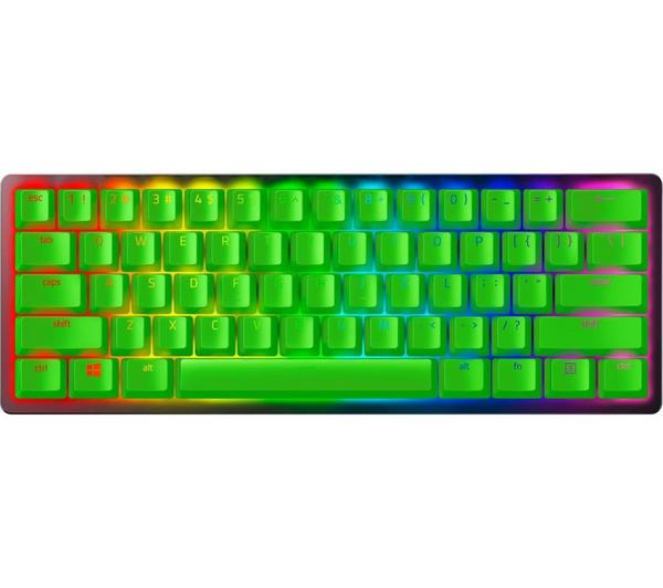 RAZER PBT Keycaps - UK/US Layout, Green