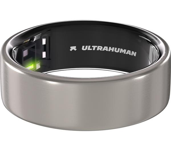 ULTRAHUMAN Ring Air - Raw Titanium, Size 9