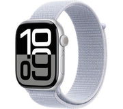 APPLE Watch Series 10 - 46 mm Silver Aluminium Case with Blue Sport Loop