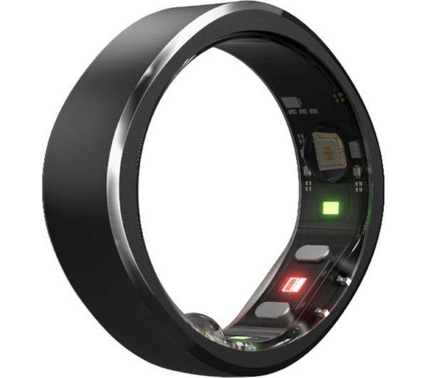 RINGCONN Smart Ring - Midnight Black, Size 7
