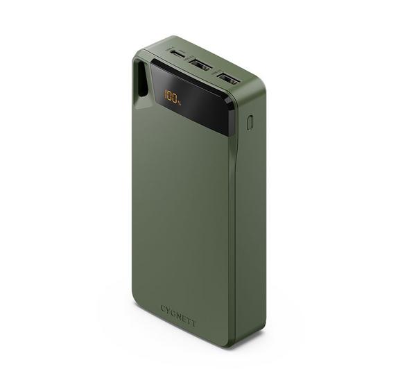 CYGNETT ChargeUp Boost 20000 mAh Portable Power Bank - Green