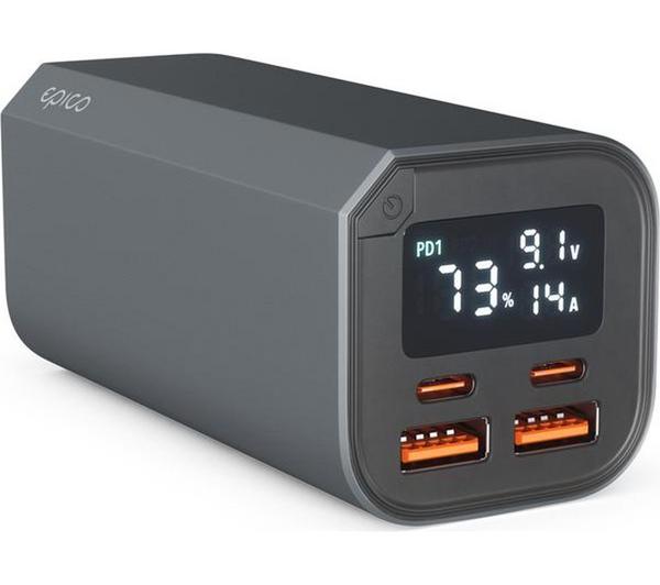 EPICO Aluminium PD 20000 mAh Portable Power Bank - Grey