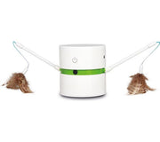 M-PETS Meow Interactive Cat Toy - White & Green