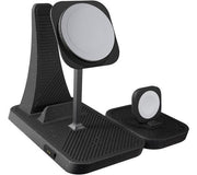 ZENS Modular Series Qi 4-in-1 Magnetic 30 W Wireless Charging Stand - Black