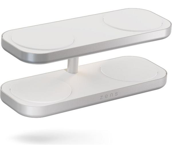 ZENS Quattro Pro 4 Qi2 4-in-1 Magnetic 15 W Wireless Charger - White