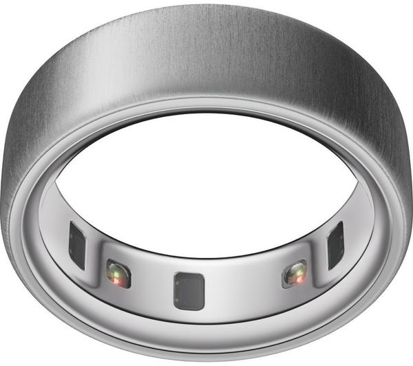 OURA Ring 4 - Brushed Silver, Size 14