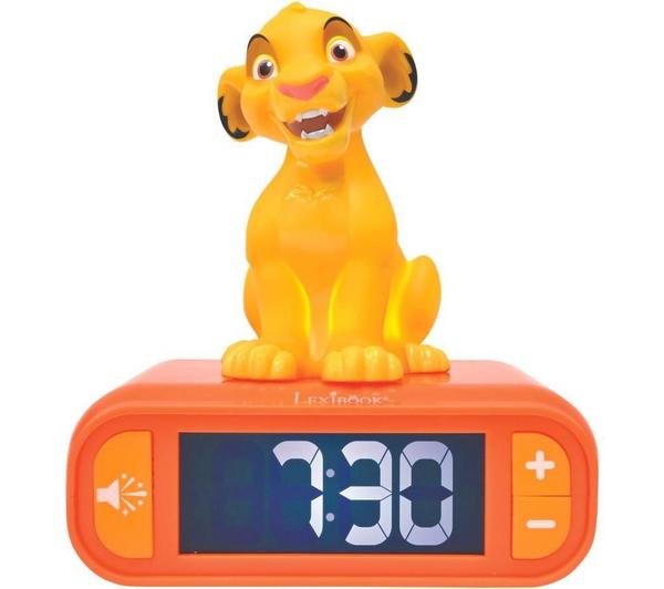 LEXIBOOK Disney Classics Nightlight Alarm Clock - Simba