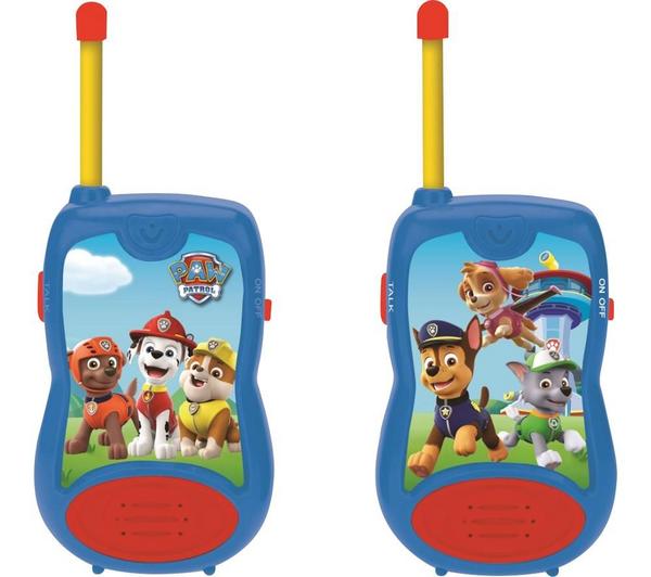 LEXIBOOK Paw Patrol Walkie Talkies Set - Blue & Red