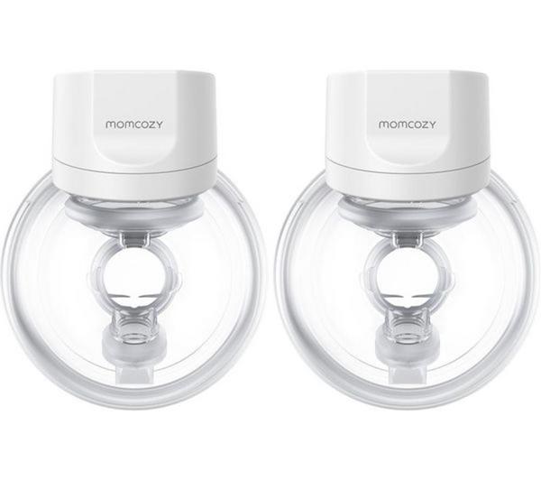 MOMCOZY S12 Pro Double Electric Wearable Breast Pump - White