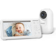 MOMCOZY BM01 5" LCD Screen Video Baby Monitor - White