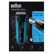 Braun Series 3 ProSkin Electric Shaver - Black/Blue 3010s