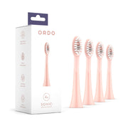 Ordo Sonic + Brush Heads - Rose Gold - 4 Pack