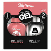 Sally Hansen Miracle Gel Nail Polish & Topcoat Duo - Mauve-olous