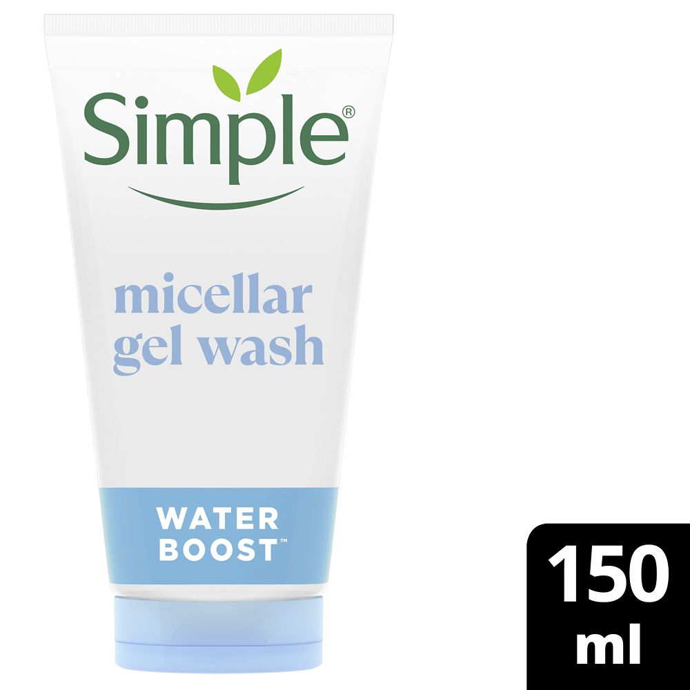 Simple Water Boost Micellar Gel Facial Wash 150ml