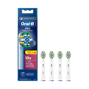 Oral-B FlossAction Toothbrush Head with CleanMaximiser Technology, 4 Pack