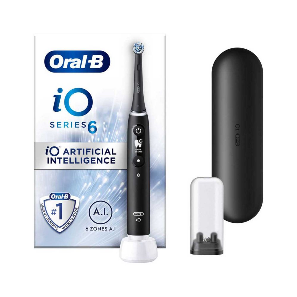 Oral-B iO6 Electric Toothbrush - Black Lava