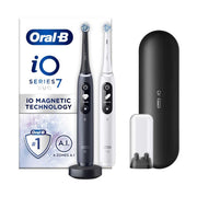Oral-B iO7 Electric Toothbrushes - Black & White Duo Pack