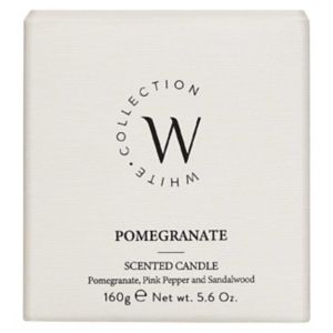 The White Collection Pomegranate Candle 160g