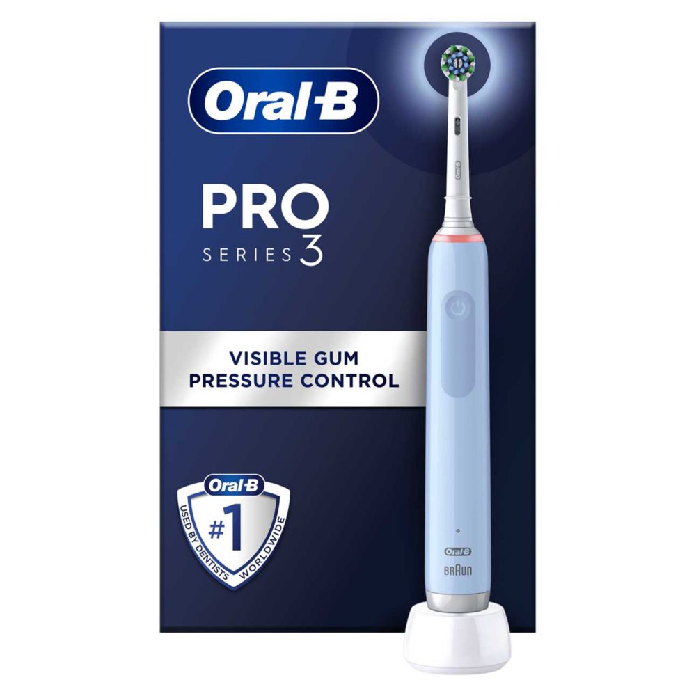 Oral-B Pro 3 3000 Blue Electric CrossAction Toothbrush