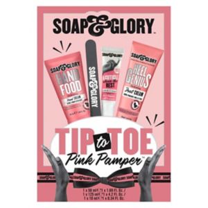 Soap & Glory Tip to Toe Pink Pamper 4 Piece Gift Set