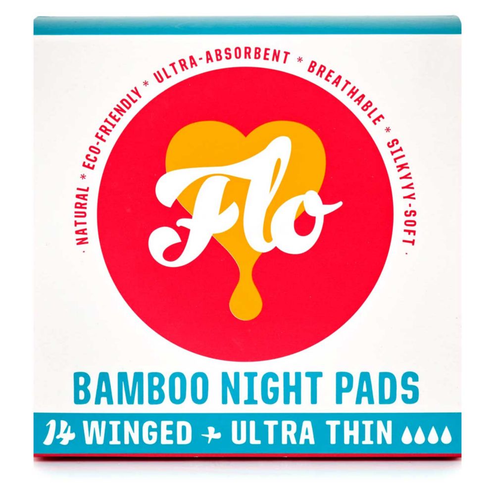 FLO Bamboo Night Pads (14 pads)