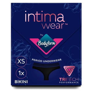 Bodyform Intimawear Period Pants Washable Underwear Bikini Black