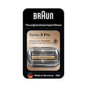 Braun Electric Shaver Head Replacement - Part 94M, Silver