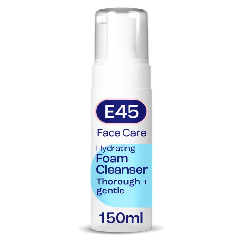 E45 Face Foaming Cleanser for Dry and Sensitive Skin - 150ml